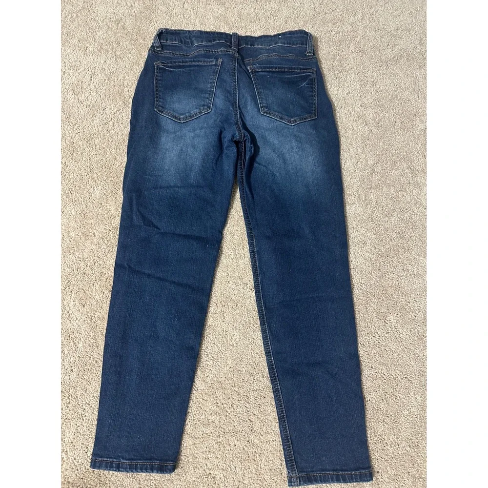 Rue21‎ Mid Rise Skinnies Jeans Dark Wash Denim Casual Everyday Womens